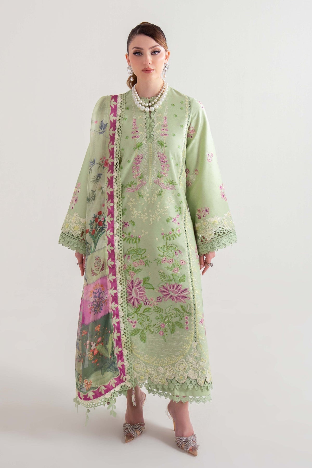 Sable Vogue | Luxury Lawn 25 | SL-09-25-V2 -  Sable Vogue Ladies Clothes - Original Designer Dress - House of Maryam