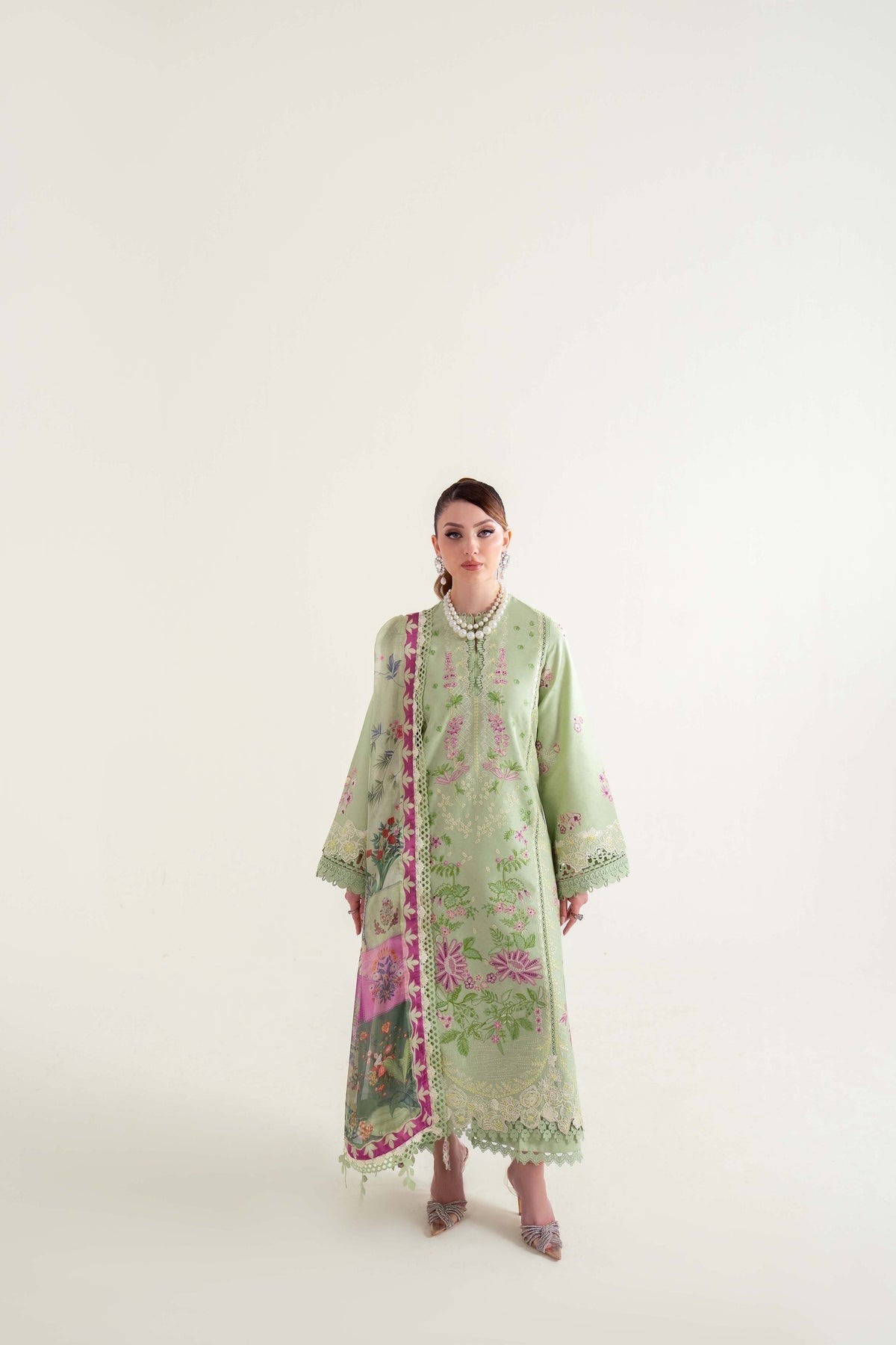 Sable Vogue | Luxury Lawn 25 | SL-09-25-V2 -  Sable Vogue Ladies Clothes - Original Designer Dress - House of Maryam
