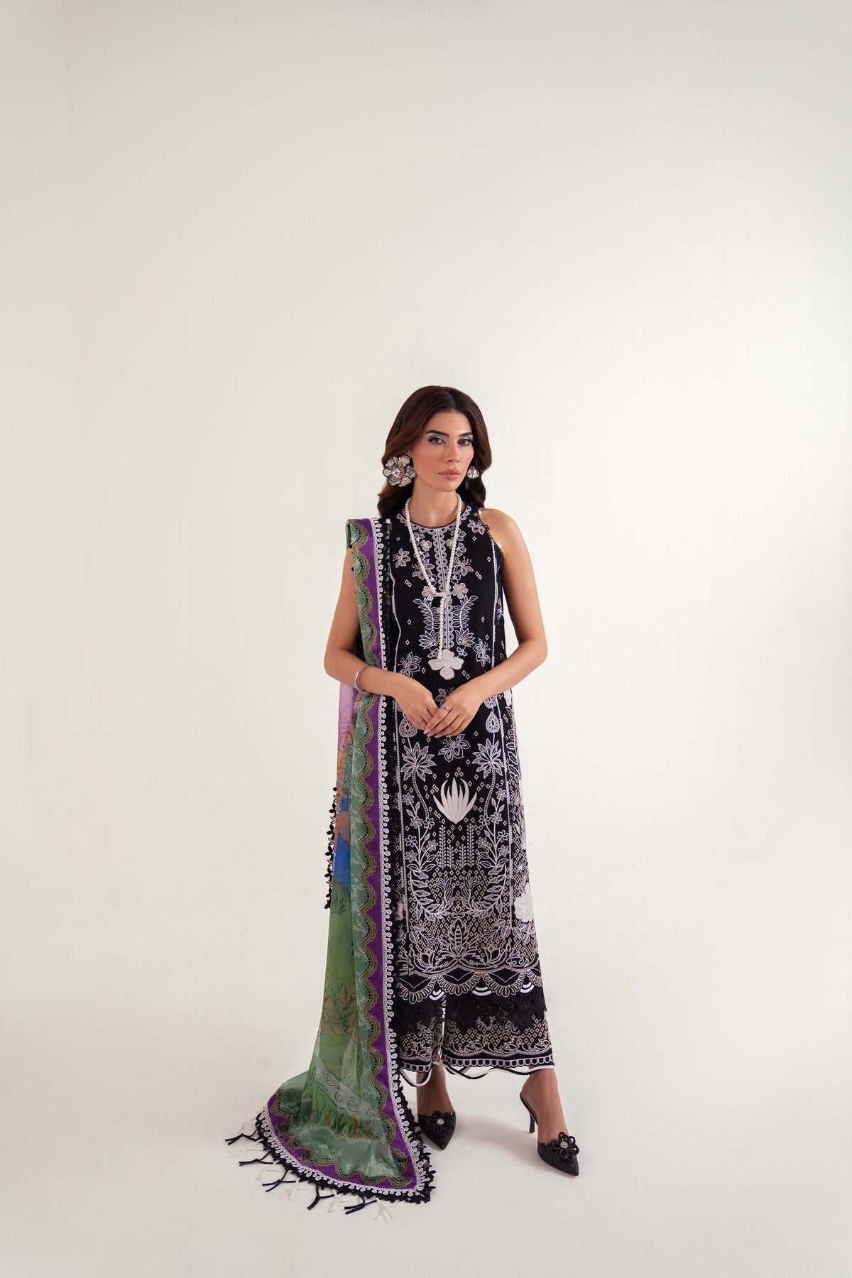 Sable Vogue | Luxury Lawn 25 | SL-10-25-V2 -  Sable Vogue Ladies Clothes - Original Designer Dress - House of Maryam