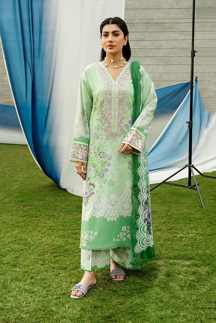 Imrozia Premium | Dahlia Lawn | SL-117 Mint Blossom