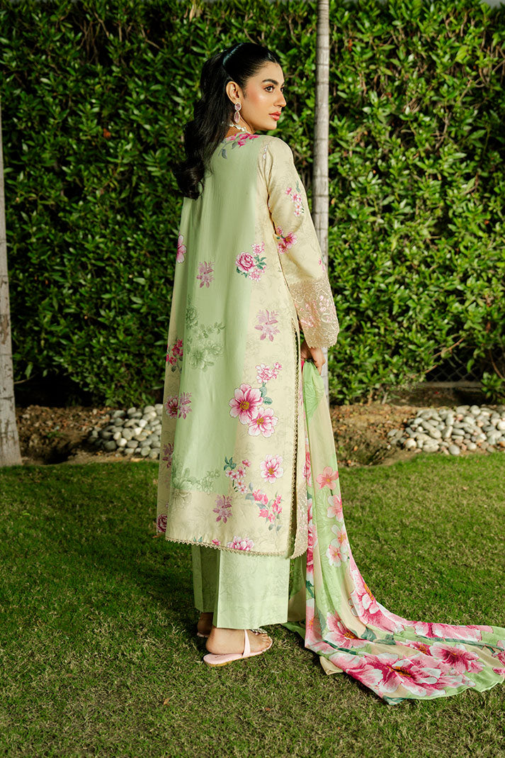 Imrozia Premium | Dahlia Lawn | SL-121 Pistachio Bloom