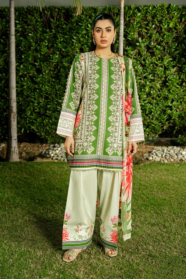 Imrozia Premium | Dahlia Lawn | SL-122 Olive Jardin