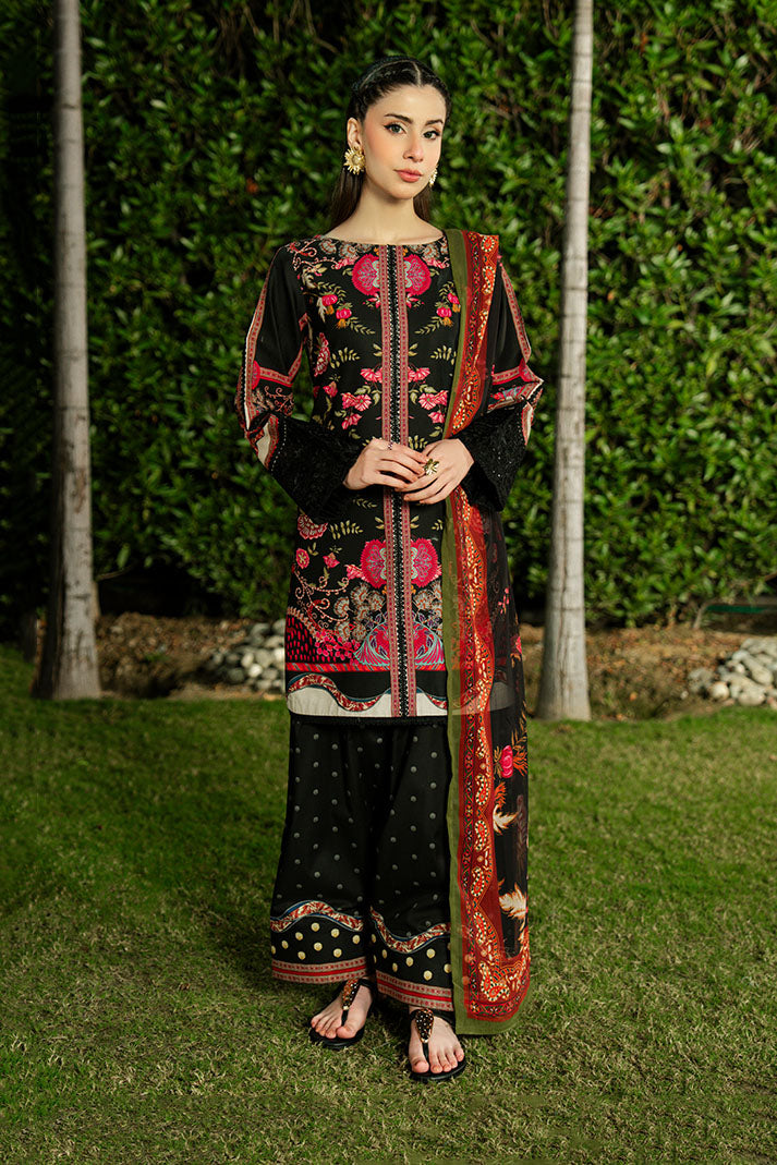 Imrozia Premium | Dahlia Lawn | SL-123 Noir Rouge
