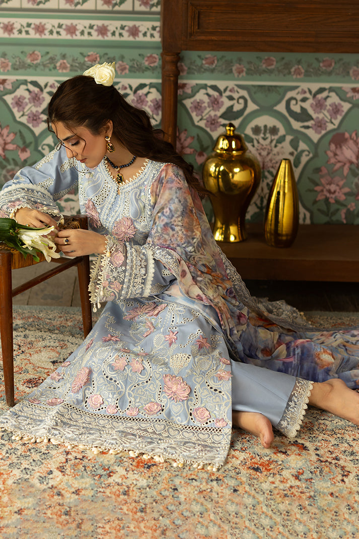 Imrozia Premium | Maya Luxury Lawn 26 | SL-149 Meher-4
