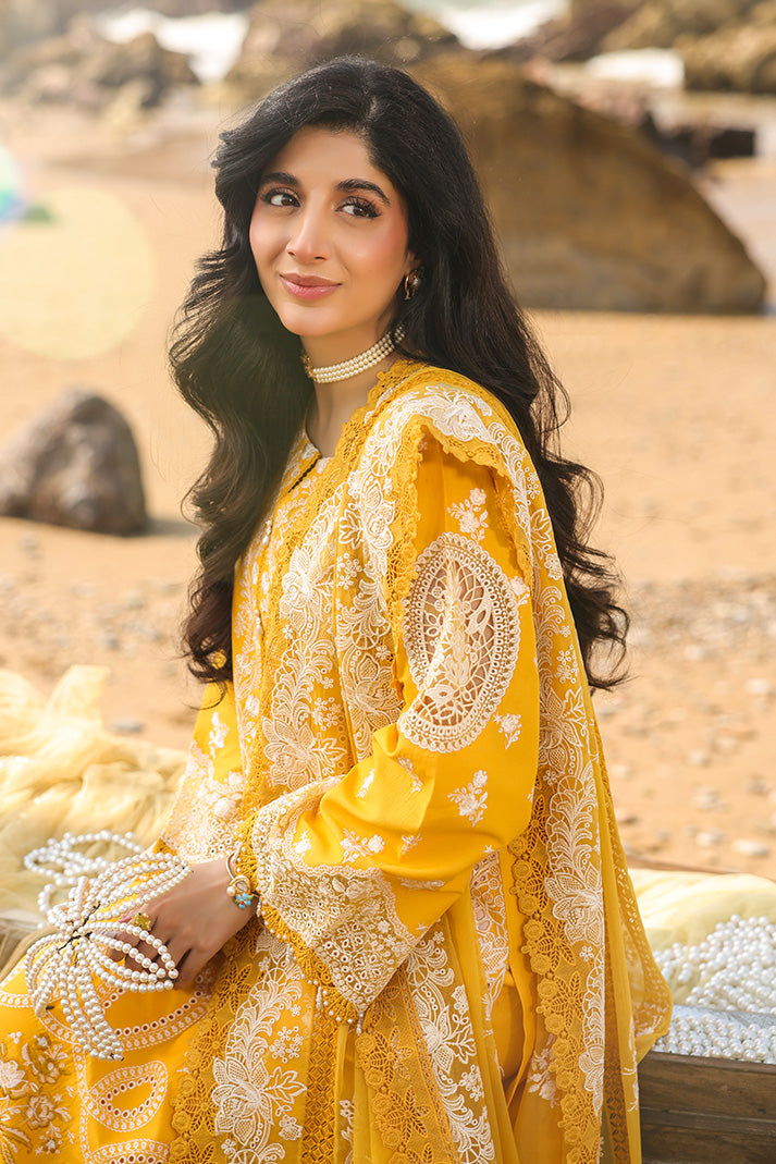 Imrozia Premium | Hania Luxury Lawn 26 | SL-101 Ayzal, image 4