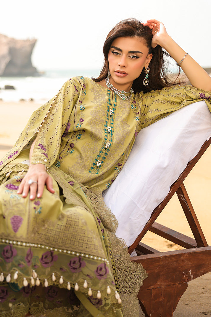 Imrozia Premium | Hania Luxury Lawn 26 | SL-102 Anaya, image 3
