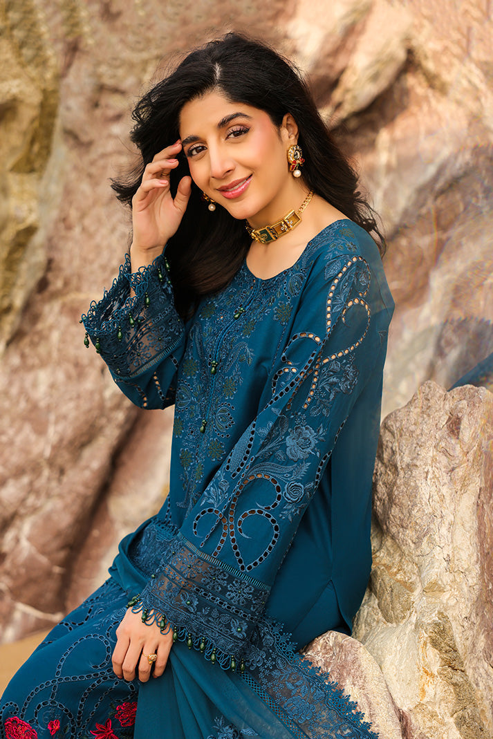 Imrozia Premium | Hania Luxury Lawn 26 | SL-104 Iswah-4