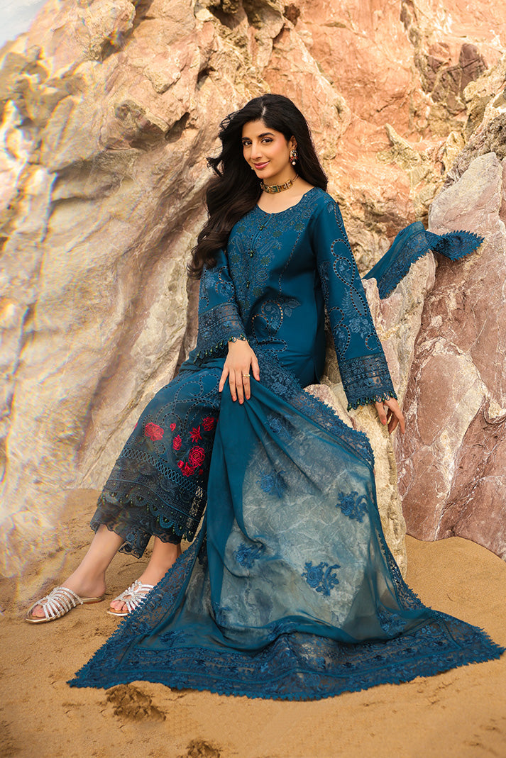 Imrozia Premium | Hania Luxury Lawn 26 | SL-104 Iswah-2