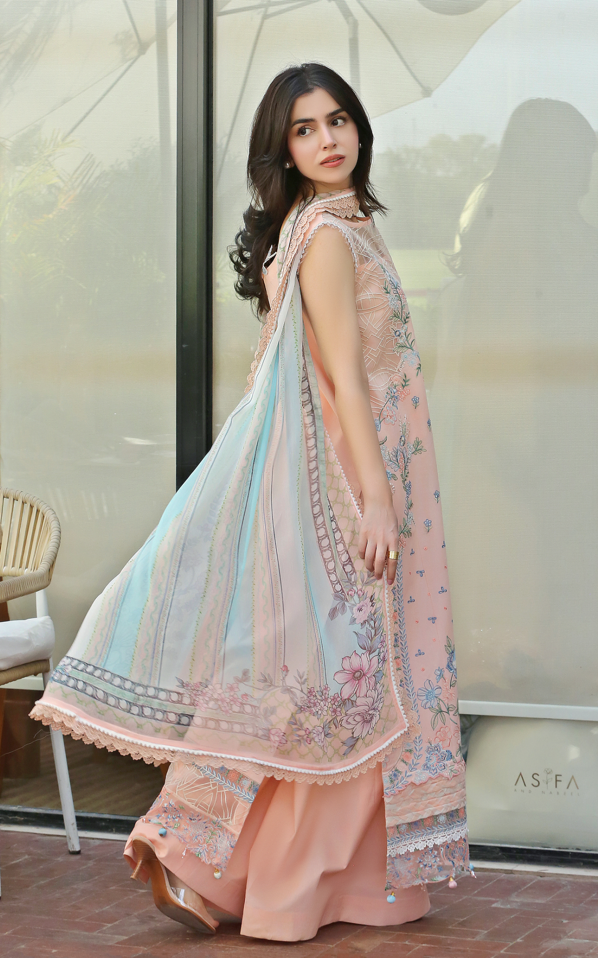 Asifa and Nabeel | Summer Lawn 26 | Peach Garden (SL26-05)-4