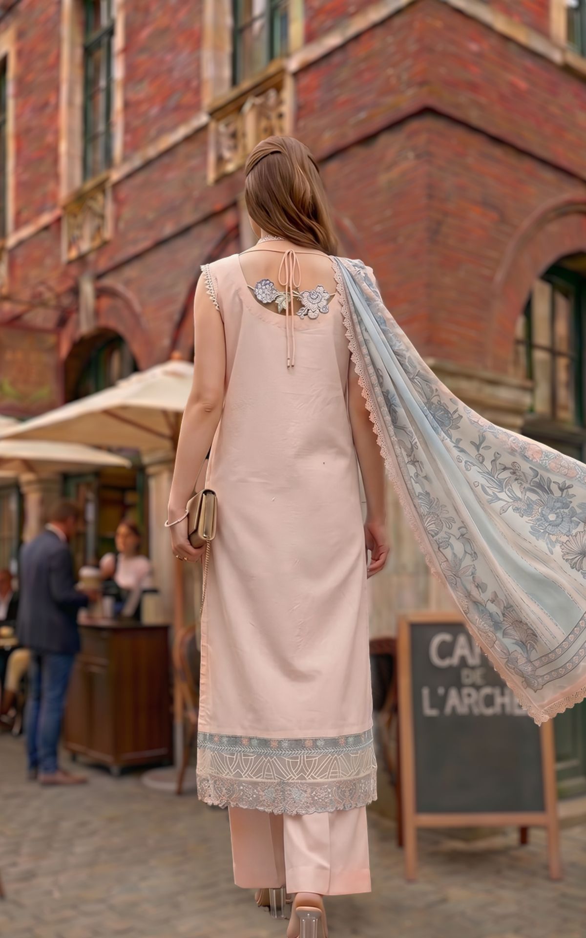 Asifa and Nabeel | Summer Lawn 26 | Peach Garden (SL26-05)-2