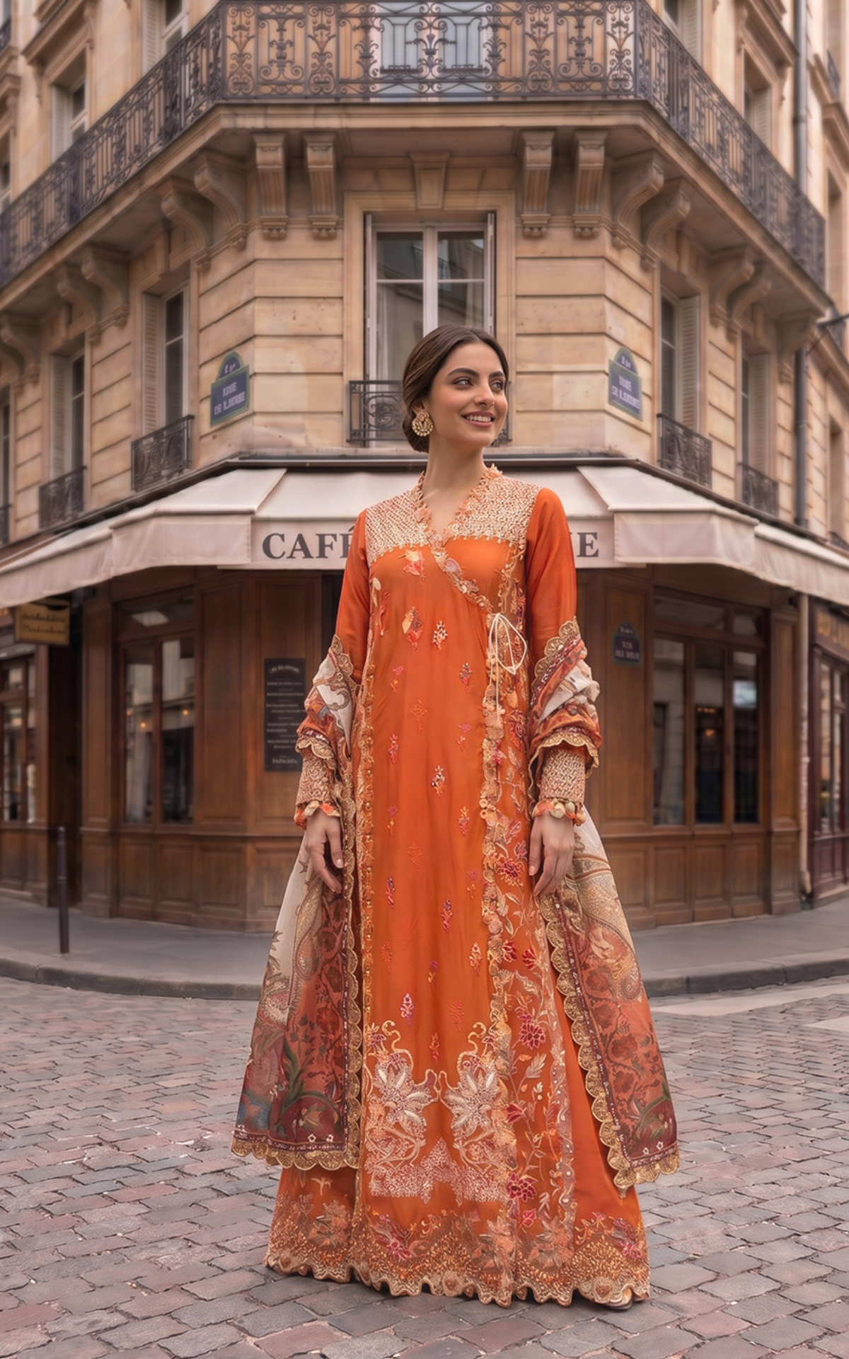 Asifa and Nabeel | Summer Lawn 26 | Coral Fusion (SL26-06)-1