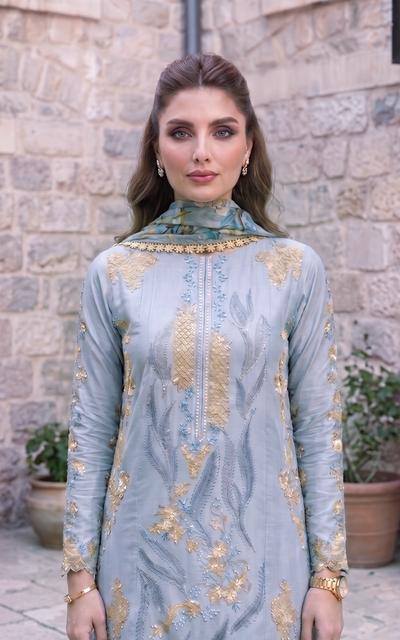 Asifa and Nabeel | Summer Lawn 26 | Ash Elegance (SL26-07)