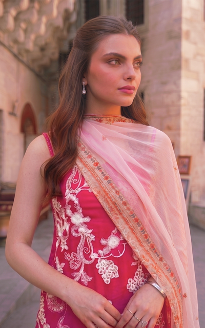Asifa and Nabeel | Summer Lawn 26 | Fuchsia Allure (SL26-09)