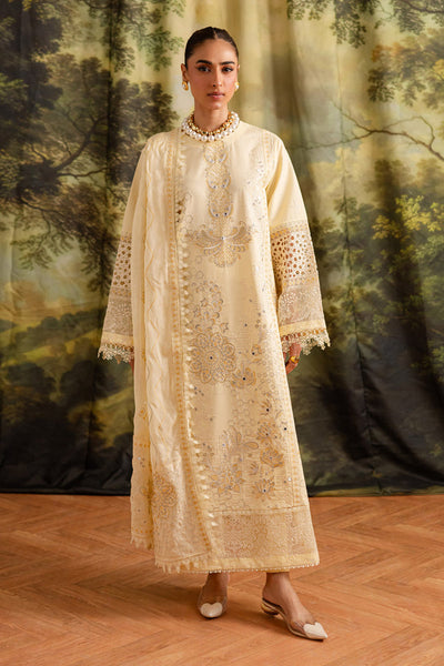 Marjjan | Guzel Lawn | SMC 203-A (Yellow) -  Marjjan Ladies Clothes - Original Designer Dress - House of Maryam
