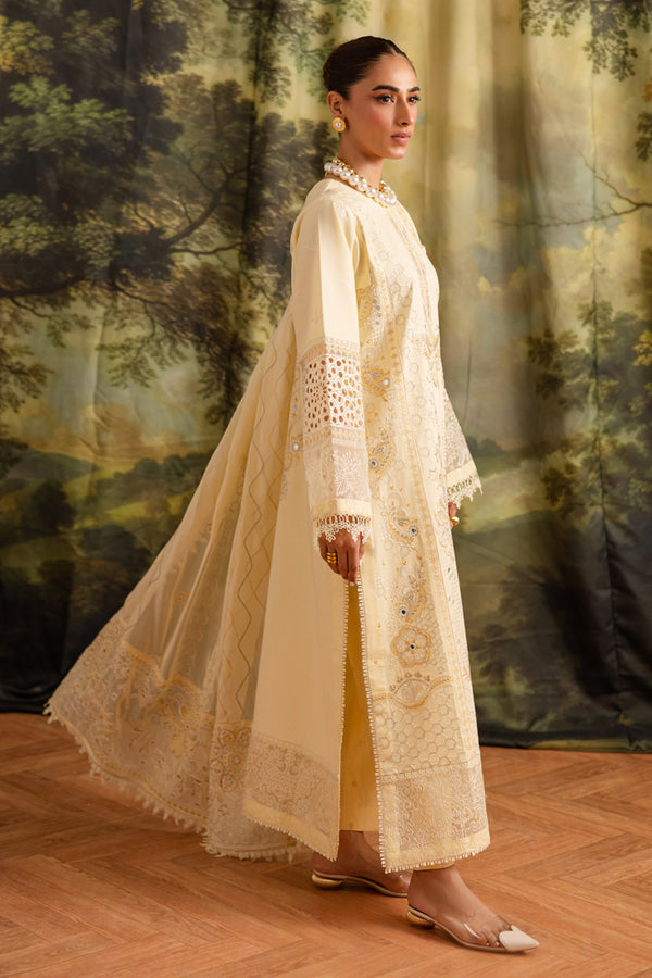 Marjjan | Guzel Lawn | SMC 203-A (Yellow) -  Marjjan Ladies Clothes - Original Designer Dress - House of Maryam
