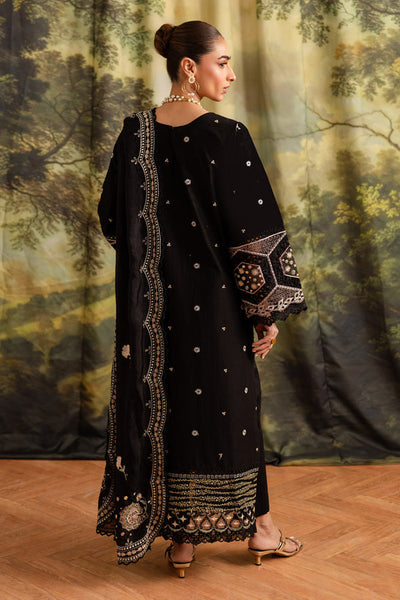 Marjjan | Guzel Lawn | SMC 204-A (Black) -  Marjjan Ladies Clothes - Original Designer Dress - House of Maryam