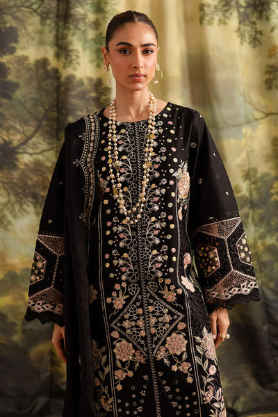 Marjjan | Guzel Lawn | SMC 204-A (Black) -  Marjjan Ladies Clothes - Original Designer Dress - House of Maryam