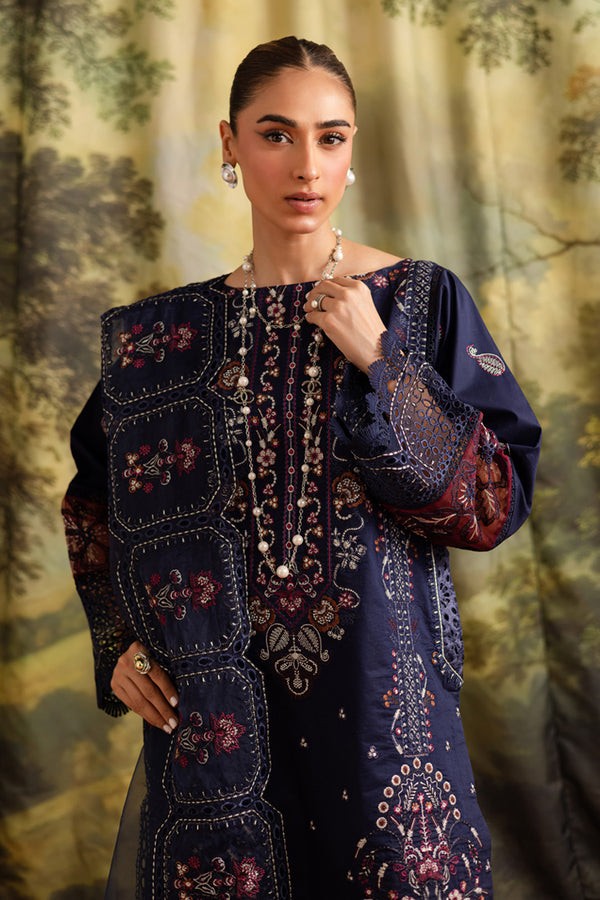 Marjjan | Guzel Lawn | SMC 205-A (Blue) -  Marjjan Ladies Clothes - Original Designer Dress - House of Maryam