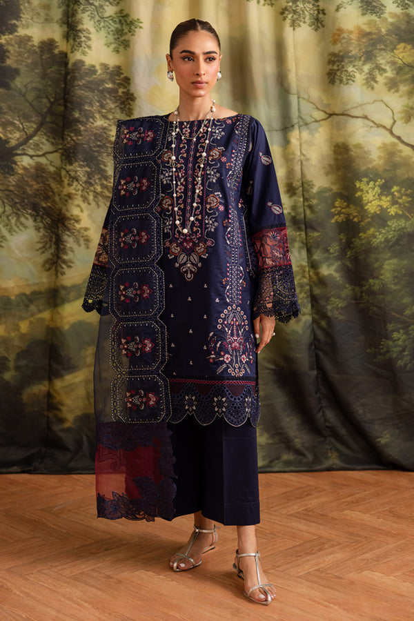 Marjjan | Guzel Lawn | SMC 205-A (Blue) -  Marjjan Ladies Clothes - Original Designer Dress - House of Maryam