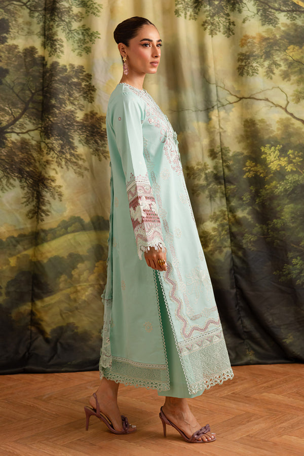 Marjjan | Guzel Lawn | SMC 208-B (Ferozi) -  Marjjan Ladies Clothes - Original Designer Dress - House of Maryam
