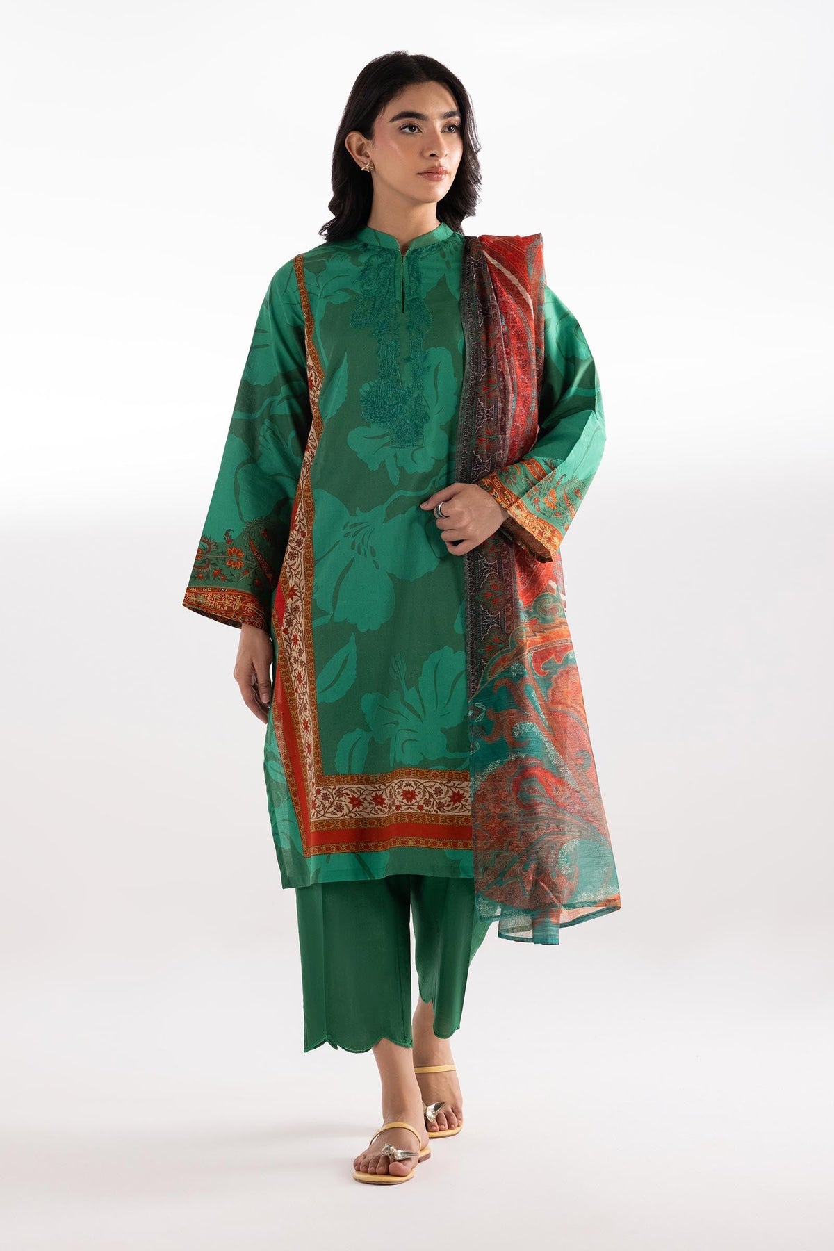 Sana Safinaz | Luxury Pret | Luxury Lawn Suit SC26MHY301BP3-1