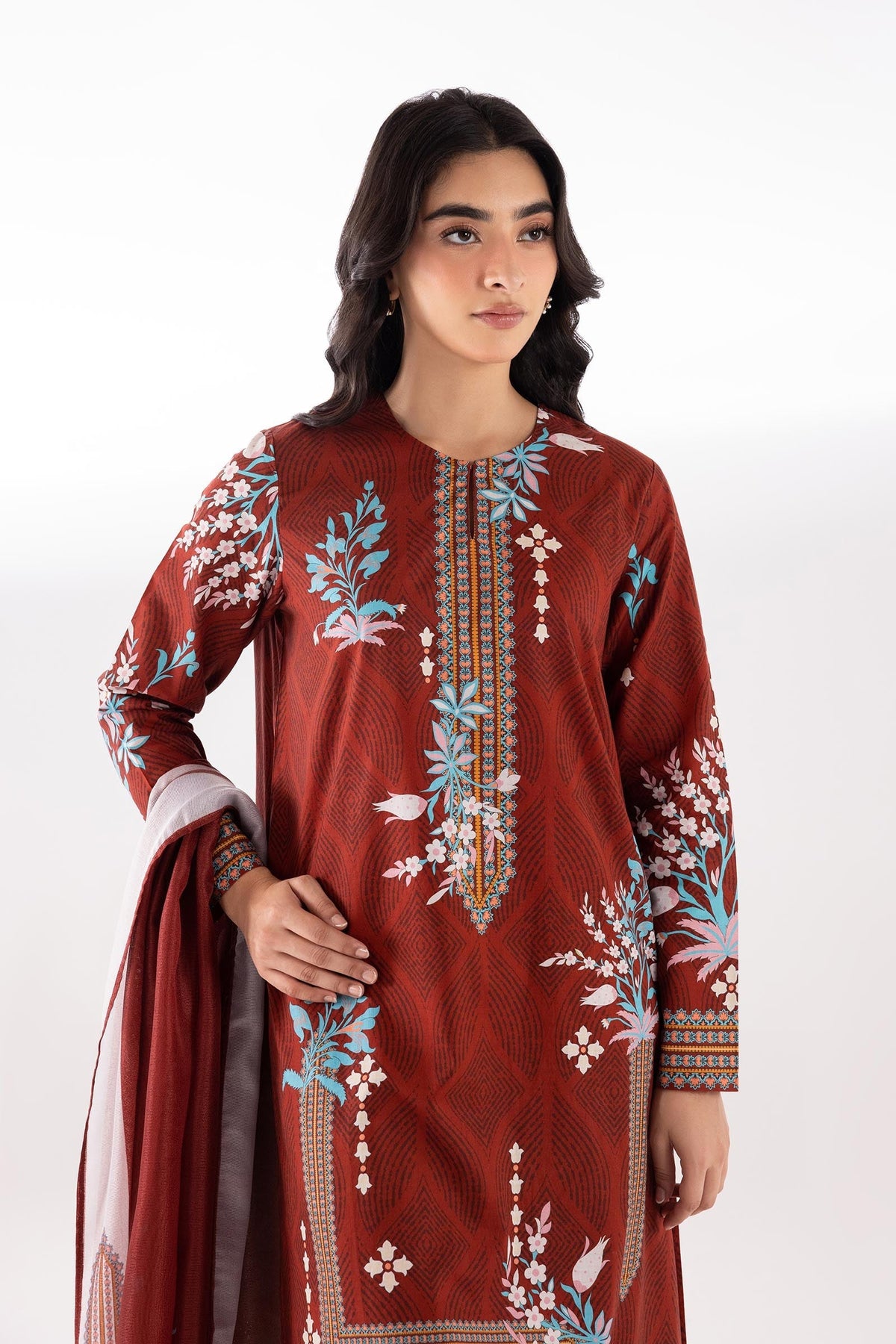 Sana Safinaz | Luxury Pret | Luxury Lawn Suit SC26MHY302AP3-3