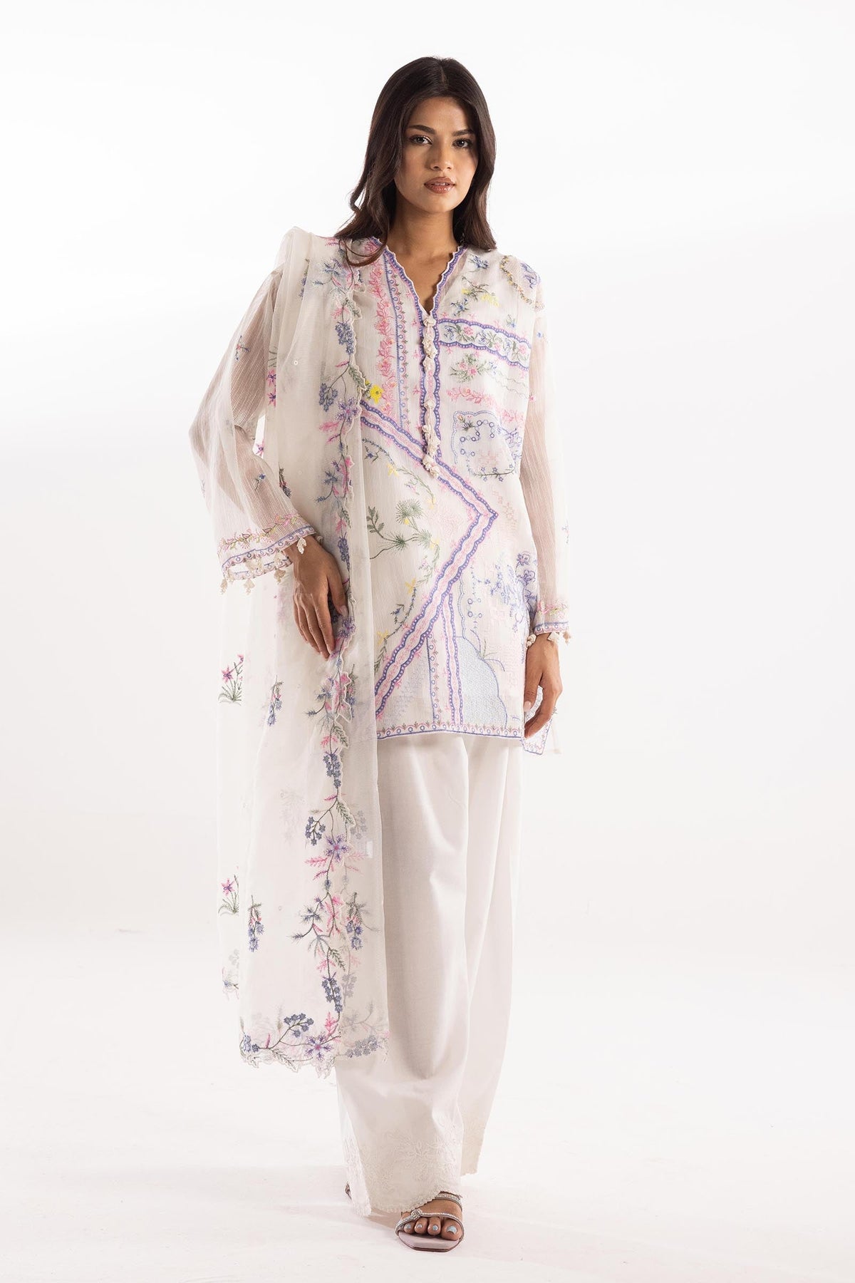 Sana Safinaz | Luxury Pret | Lawn Muzlin Suit SC26MUZ214BP3-1