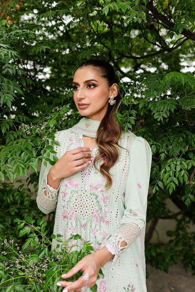 Sable Vogue | Shiree Lawn 24 | Mint Garden -  Sable Vogue Luxury - Original Designer Dress - House of Maryam