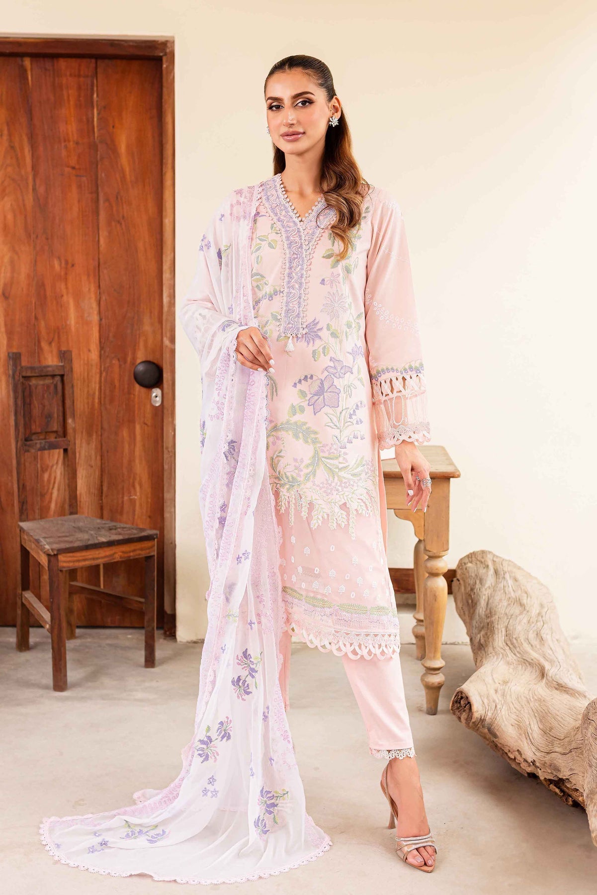 Sable Vogue | Shiree Lawn 24 | Rose Garden by Designer Sable Vogue - House of Maryam - Pakistani Designer Ethnic Wear in {{ shop.shopifyCountryName }}