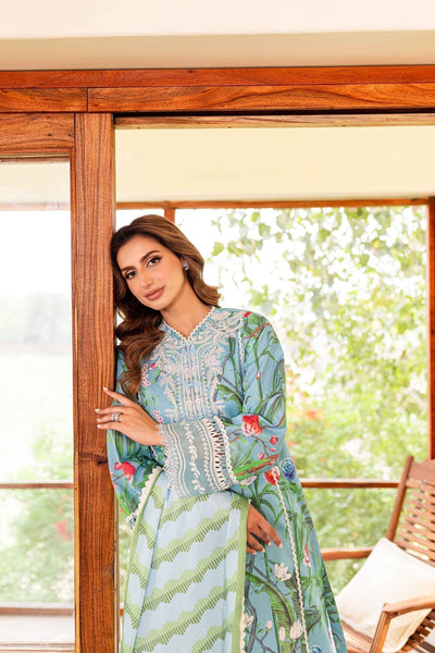 Sable Vogue | Shiree Lawn 24 | Flower Of Paradise -  Sable Vogue Luxury - Original Designer Dress - House of Maryam