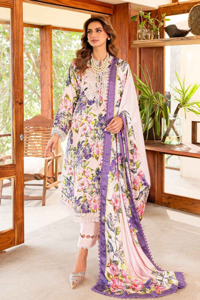 Sable Vogue | Shiree Lawn 24 | Pink Gardenia -  Sable Vogue Luxury - Original Designer Dress - House of Maryam