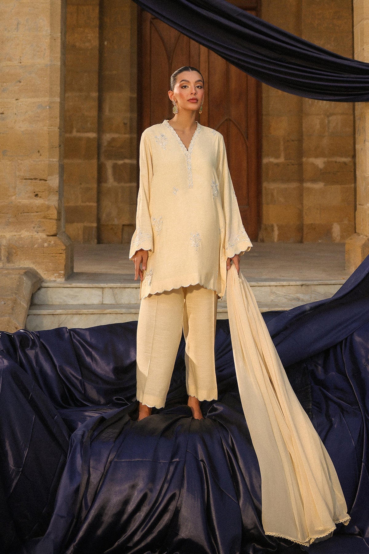 Sahar | Luxury Pret 25 | Butter Bloom-7