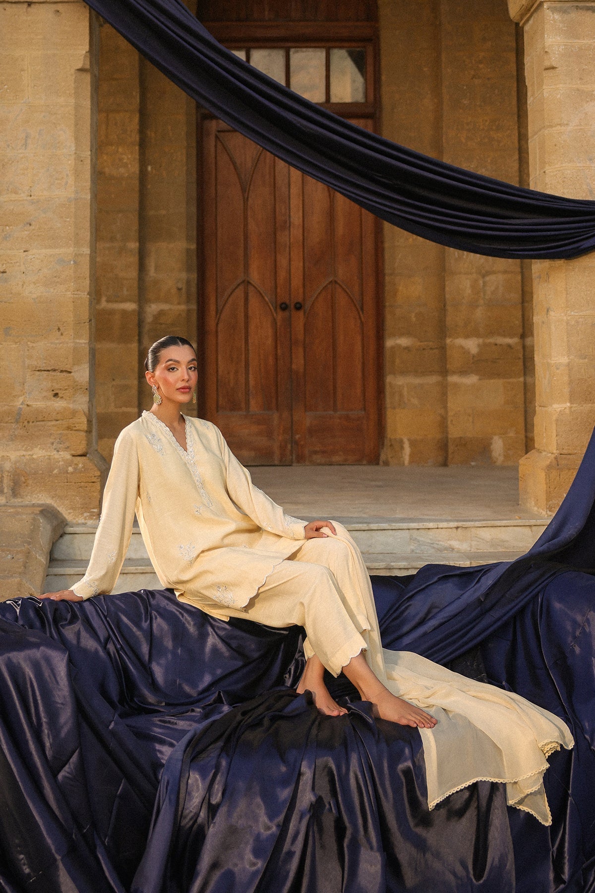 Sahar | Luxury Pret 25 | Butter Bloom-9