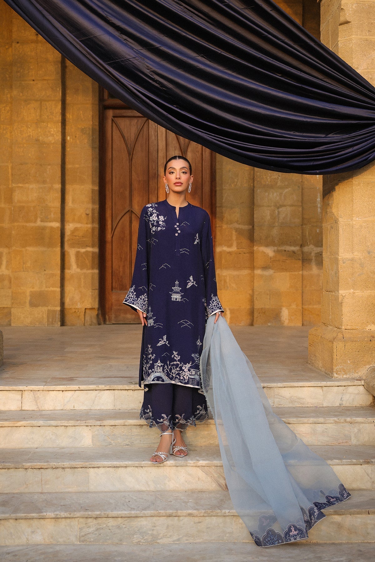 Sahar | Luxury Pret 25 | Sapphire Grace, image 3