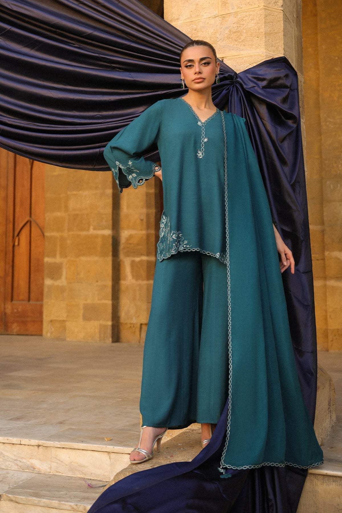 Sahar | Luxury Pret 25 |Emerald Essence, image 5
