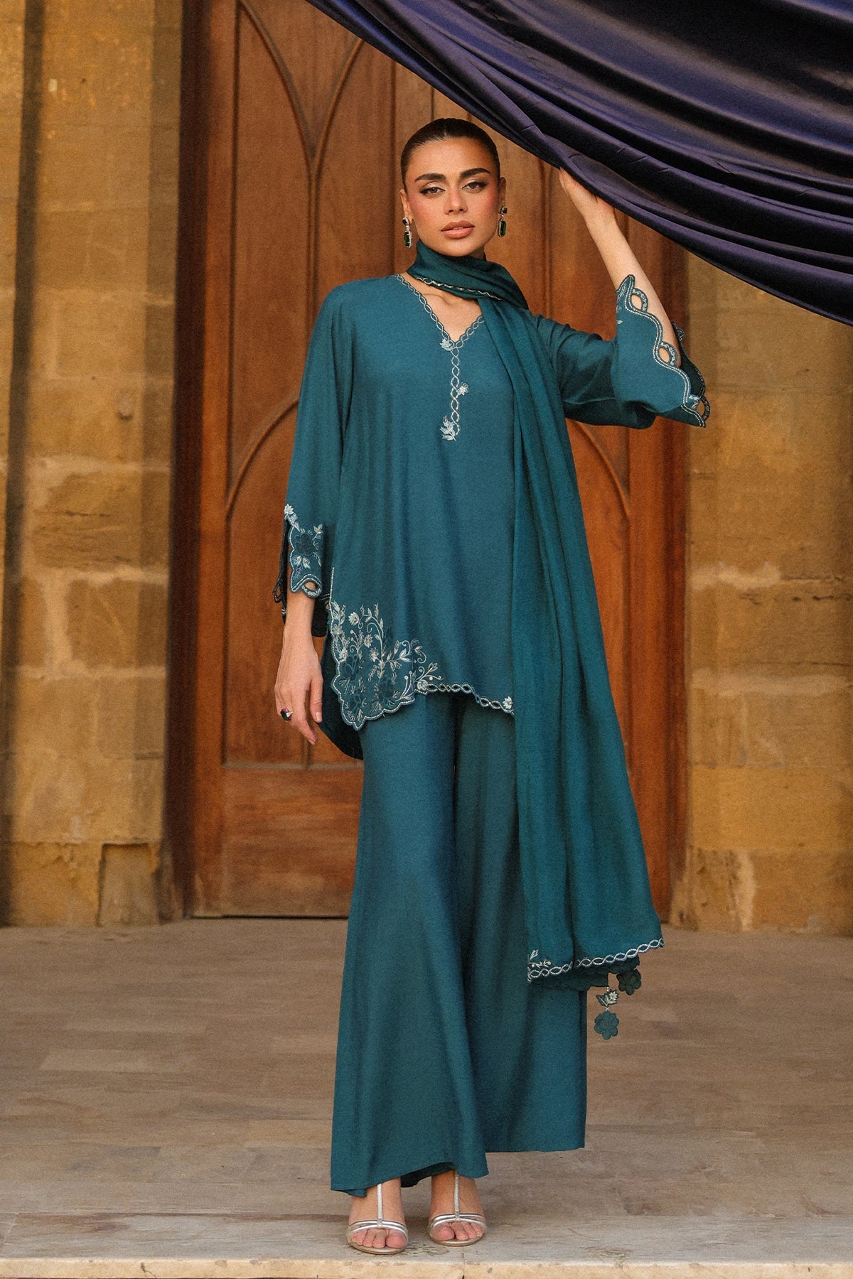Sahar | Luxury Pret 25 |Emerald Essence-6