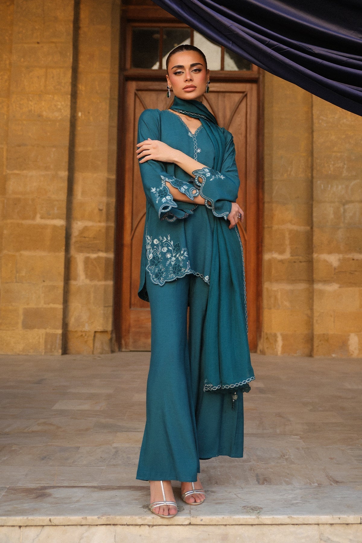 Sahar | Luxury Pret 25 |Emerald Essence-4