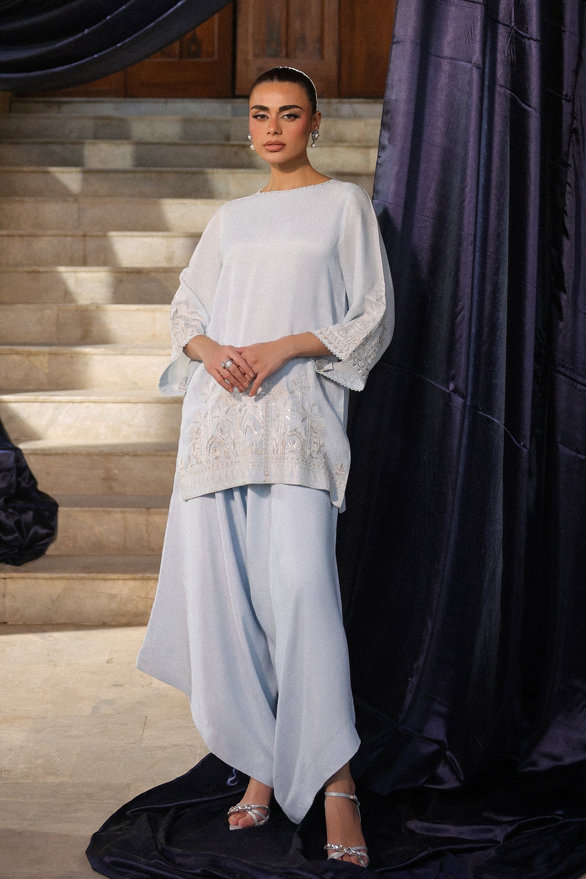 Sahar | Luxury Pret 25 | Misty Blue, image 5
