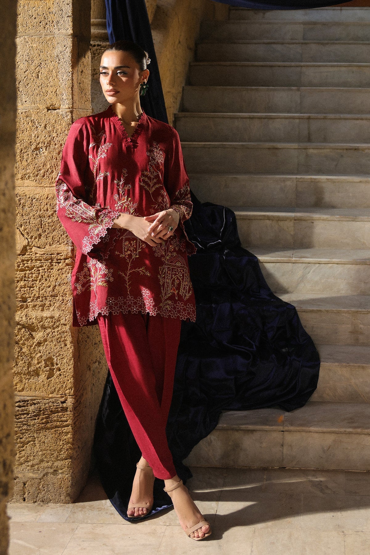 Sahar | Luxury Pret 25 | Ruby Radiance, image 7