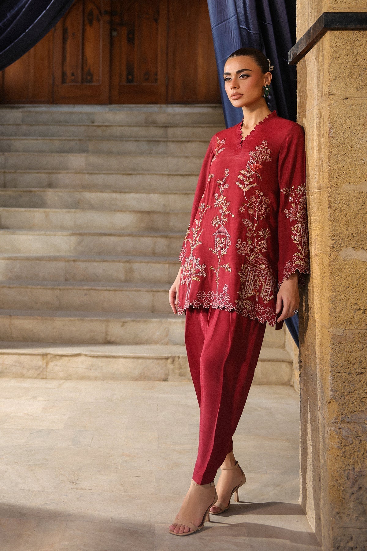 Sahar | Luxury Pret 25 | Ruby Radiance, image 3