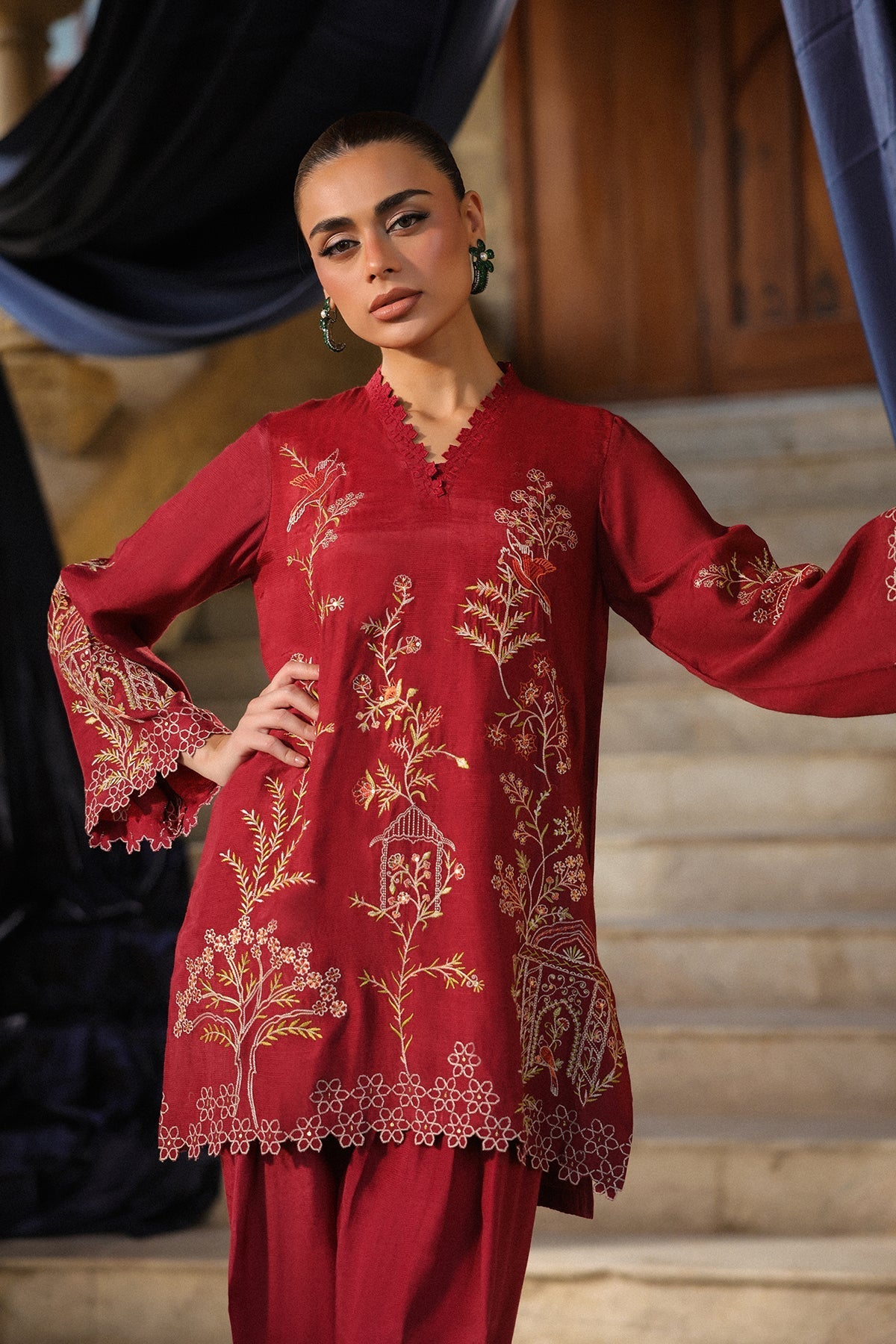 Sahar | Luxury Pret 25 | Ruby Radiance, image 2