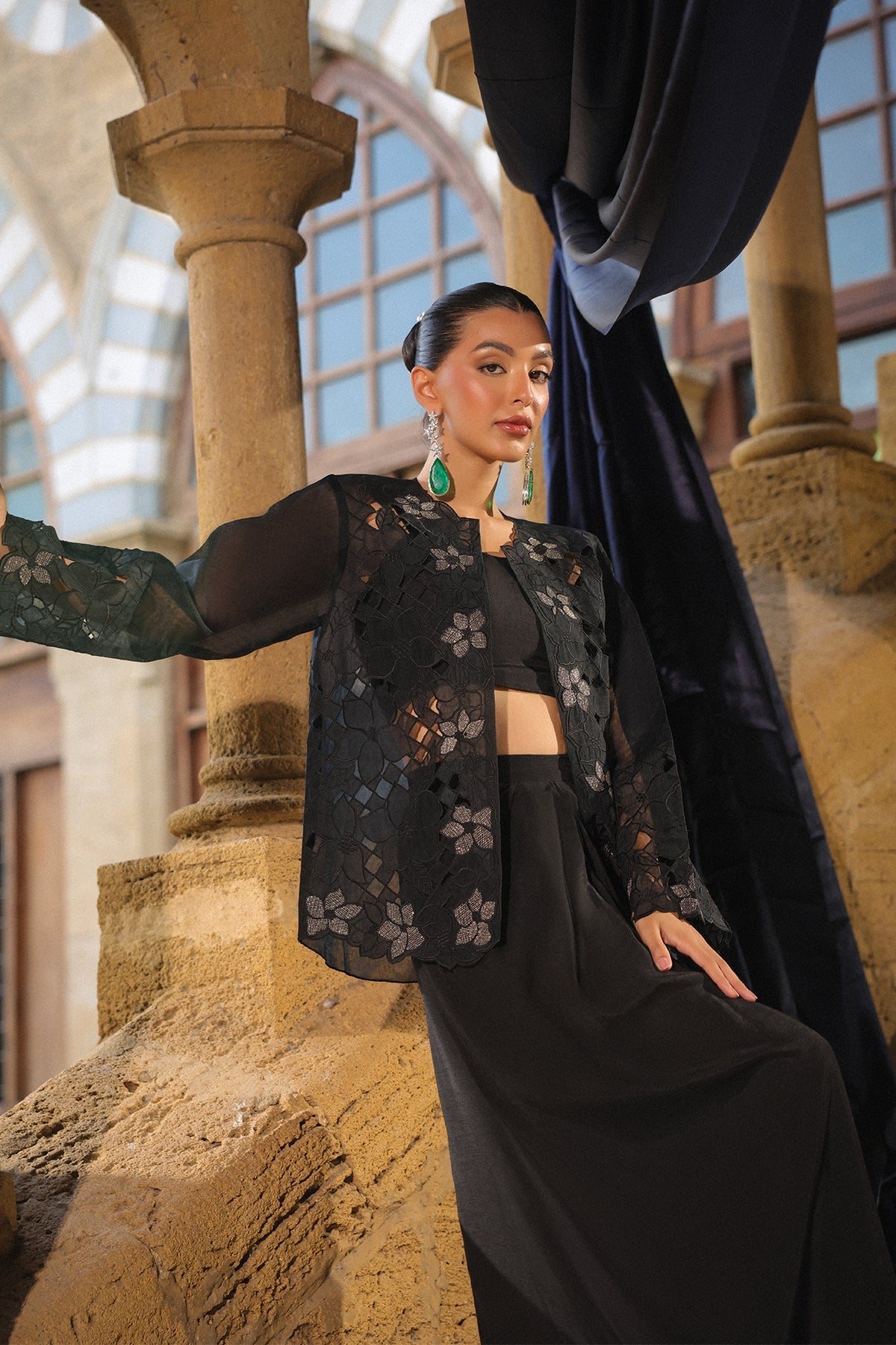 Sahar | Luxury Pret 25 | Lunar Blossom-10