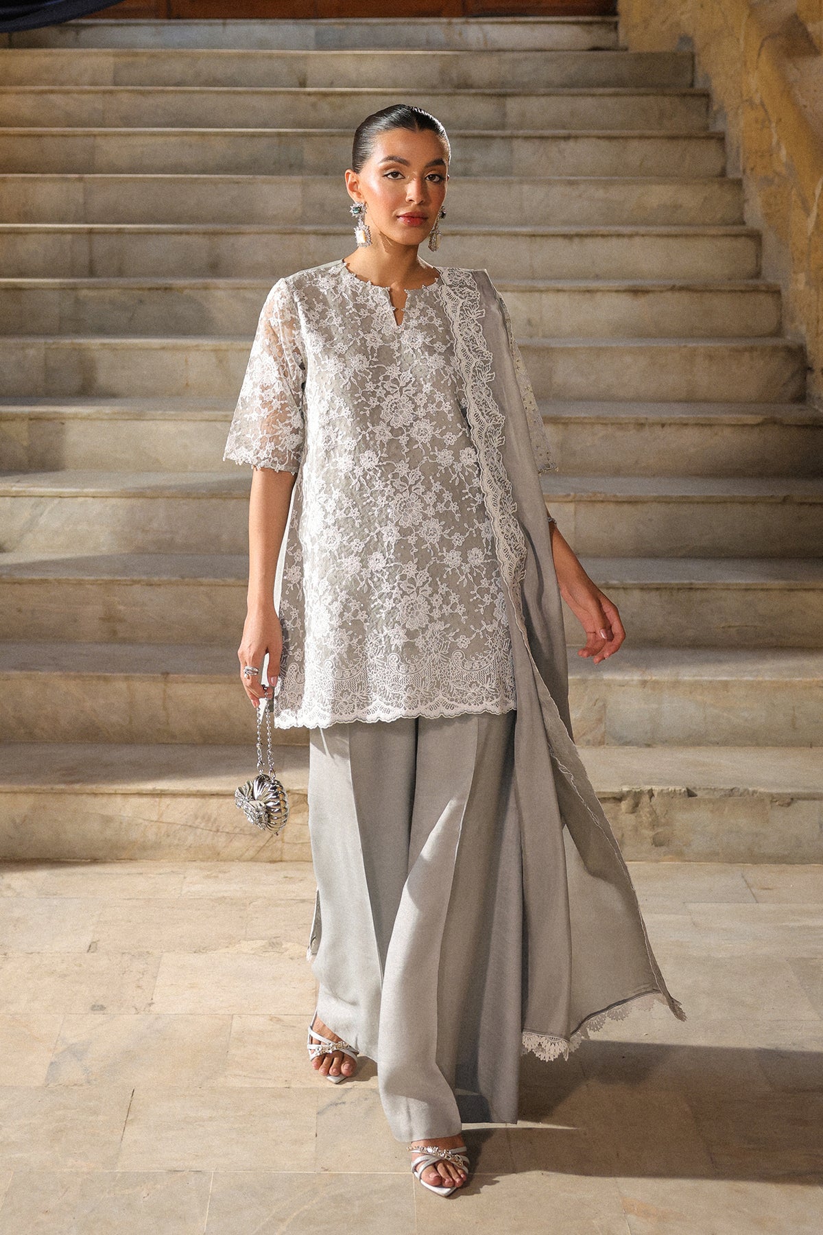 Sahar | Luxury Pret 25 | Moonlight Shimmer, image 7