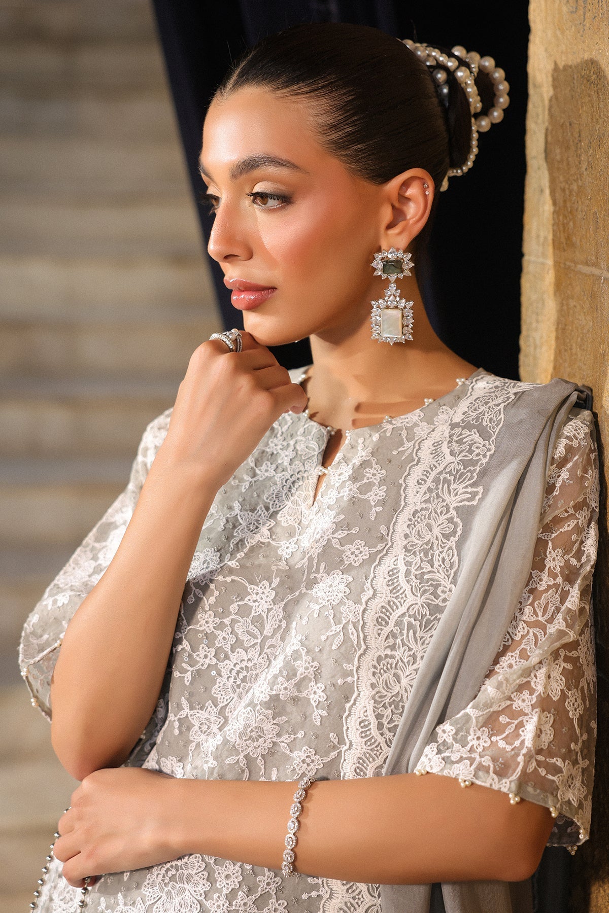 Sahar | Luxury Pret 25 | Moonlight Shimmer-8