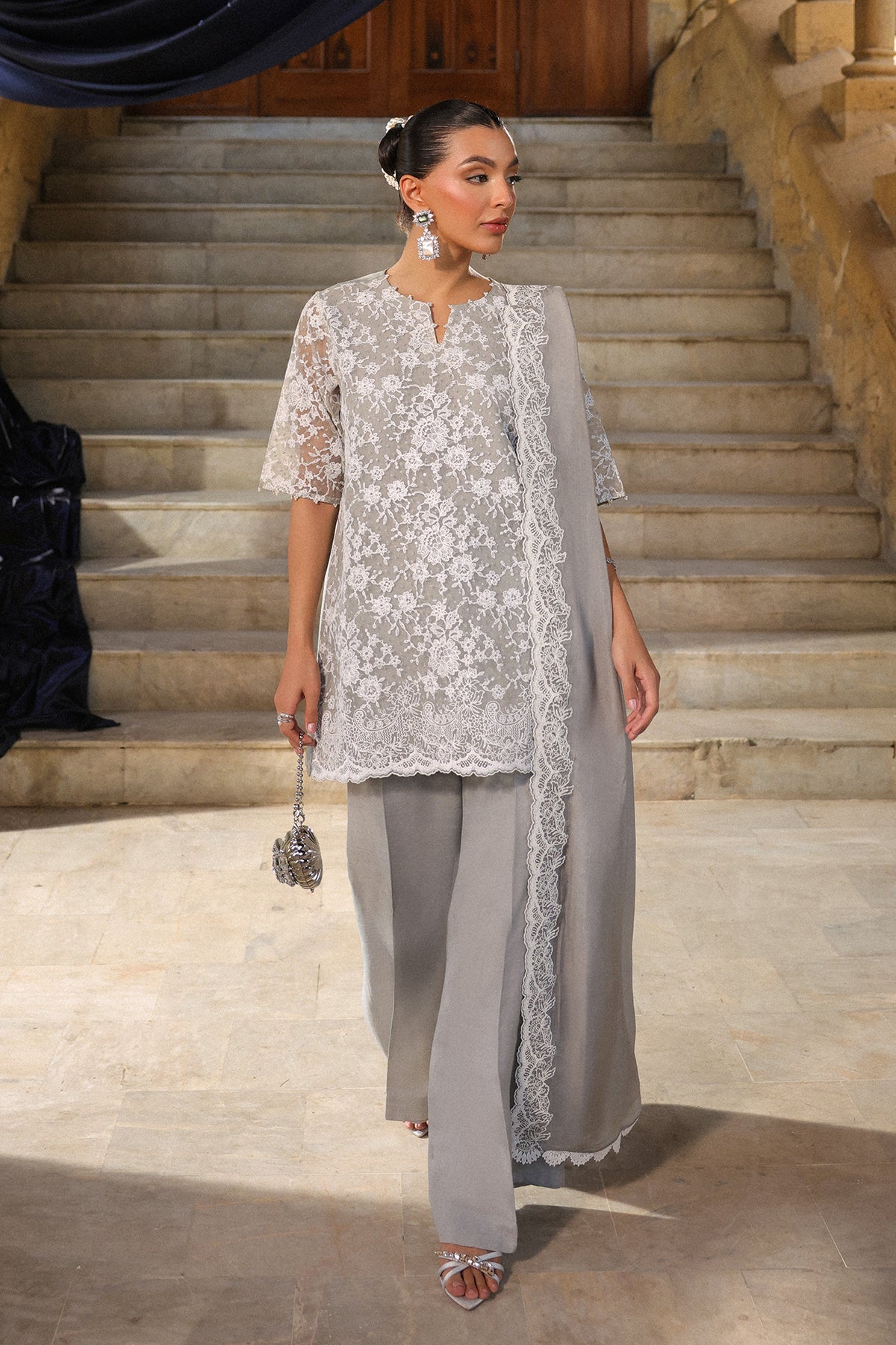 Sahar | Luxury Pret 25 | Moonlight Shimmer, image 5