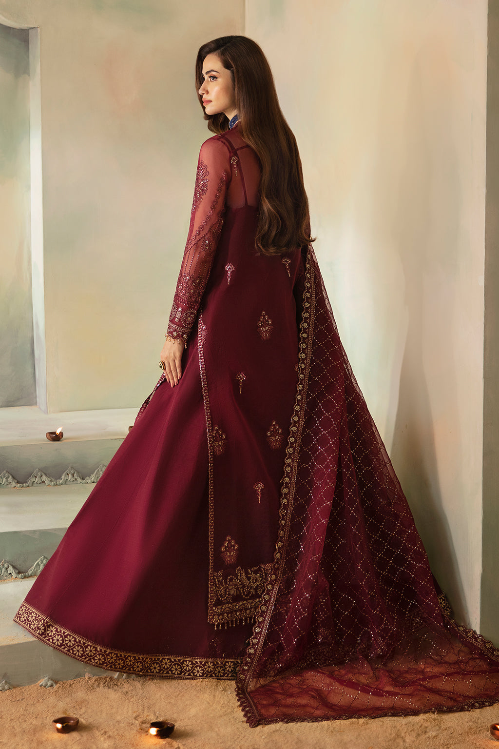 Saad Shaikh | Elana Wedding Formals |   Leila -  Saad Shaikh Ladies Clothes - Original Designer Dress - House of Maryam