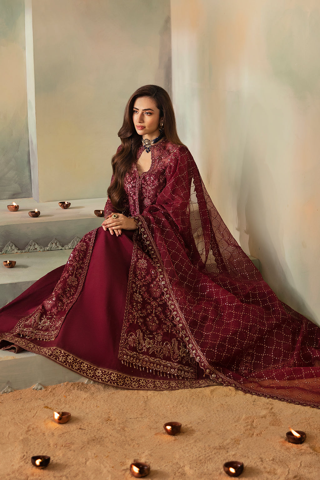 Saad Shaikh | Elana Wedding Formals |   Leila -  Saad Shaikh Ladies Clothes - Original Designer Dress - House of Maryam