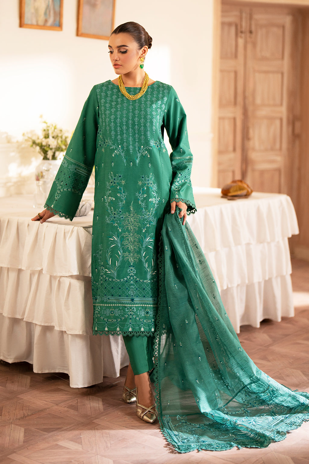 Saad Shaikh | Lumiere Winter |  D-08 Opalo -  Saad Shaikh Ladies Clothes - Original Designer Dress - House of Maryam