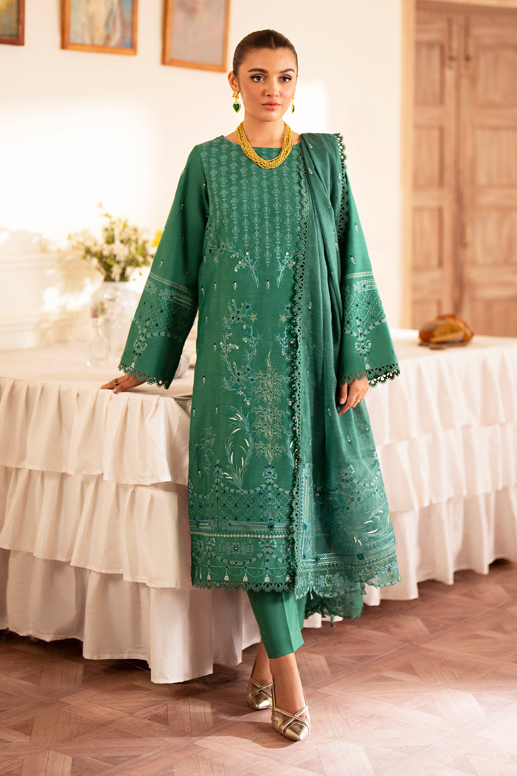 Saad Shaikh | Lumiere Winter |  D-08 Opalo -  Saad Shaikh Ladies Clothes -  House of Maryam