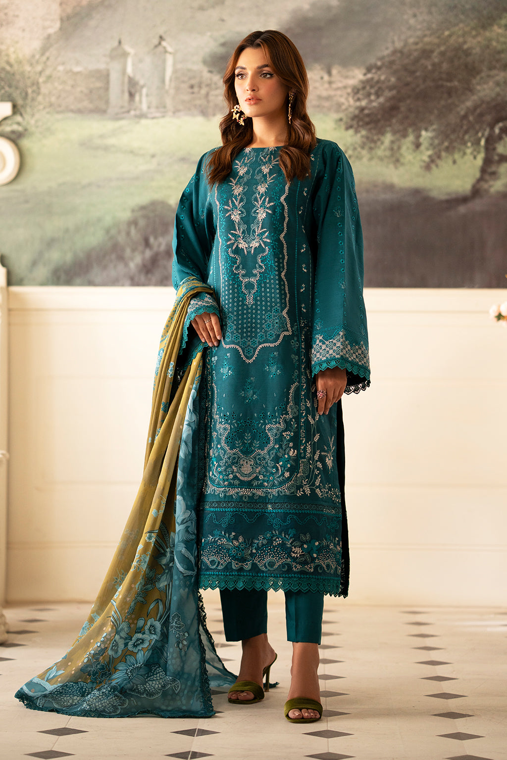 Saad Shaikh | Lumiere Winter |  D-03 Foret -  Saad Shaikh Ladies Clothes - Original Designer Dress - House of Maryam
